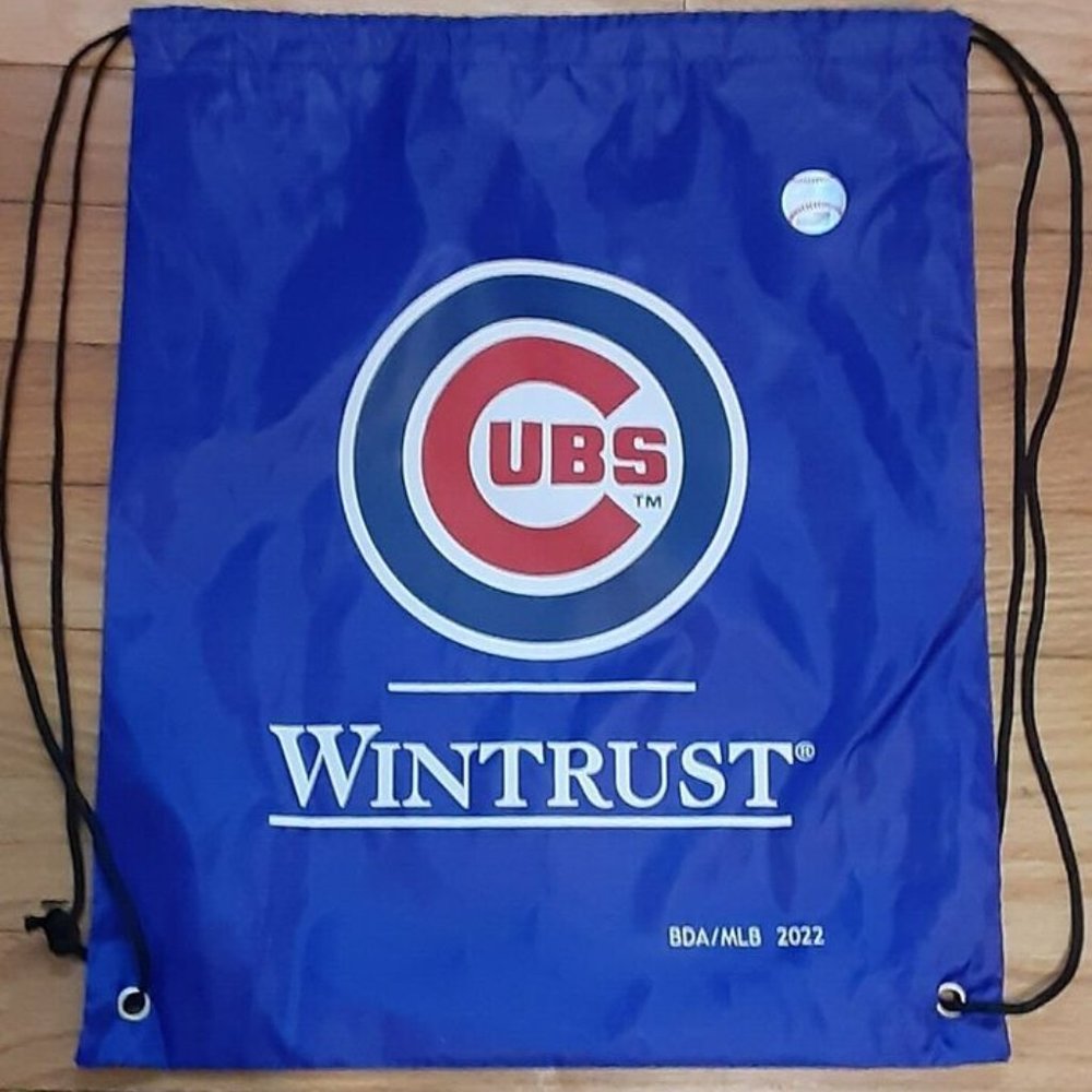 MLB Drawstring Bag Backpack Chicago Cubs Baseball 2022